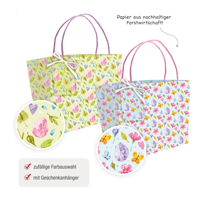 Papiertasche Ostern quer