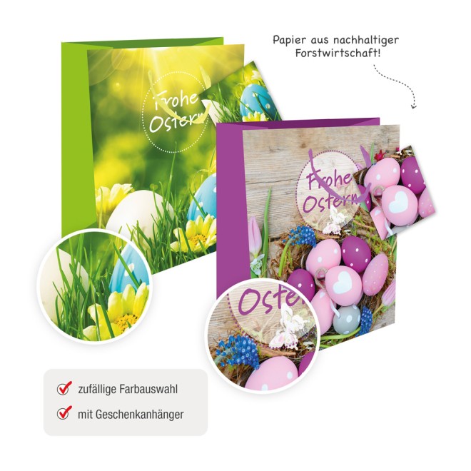 Tasche "Frohe Ostern" klein