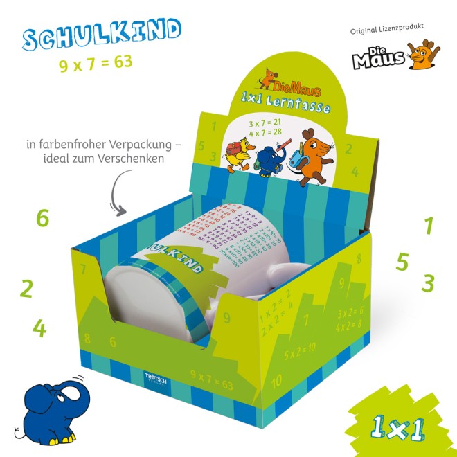 Die Maus Lerntasse 1 x 1