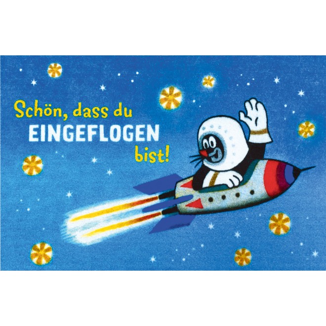 DER KLEINE MAULWURF Fußmatte "Eingeflogen"