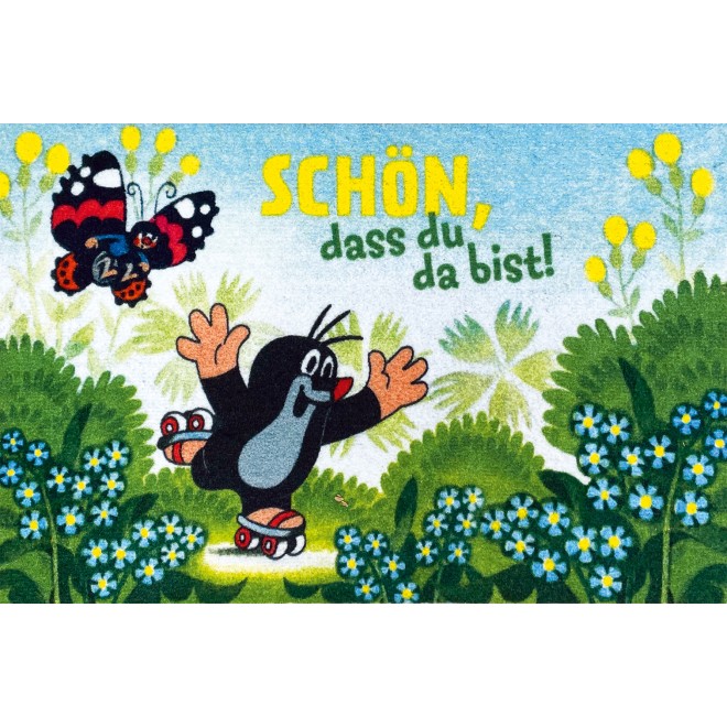 DER KLEINE MAULWURF Fußmatte "Schön"