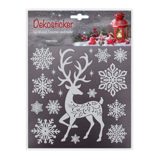 Vintage Weihnachts-Dekosticker