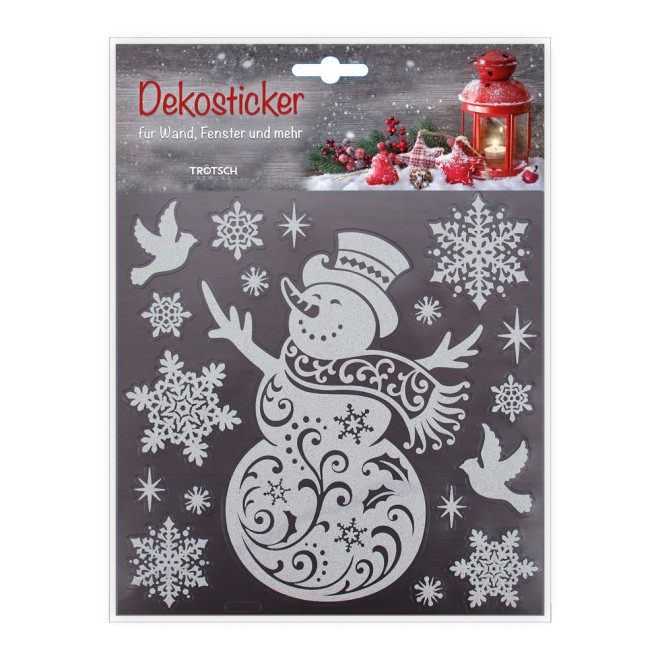 Vintage Weihnachts-Dekosticker