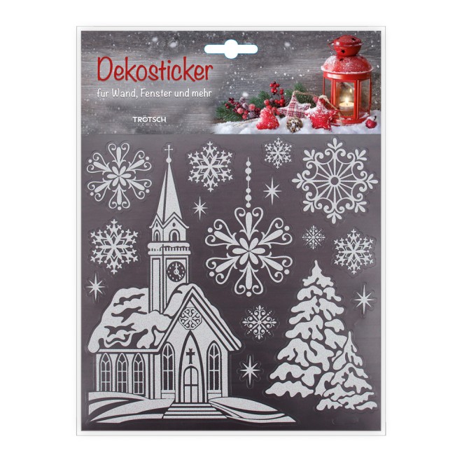 Vintage Weihnachts-Dekosticker