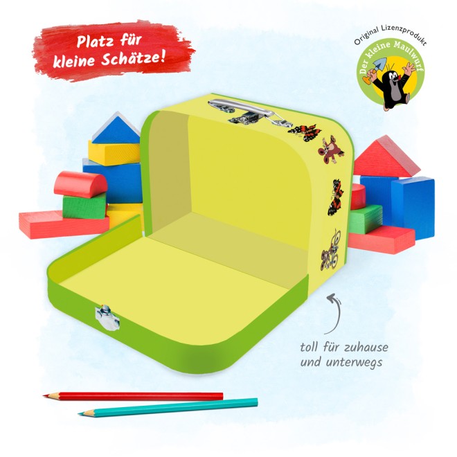 DER KLEINE MAULWURF Kinderkoffer klein Maulwurf