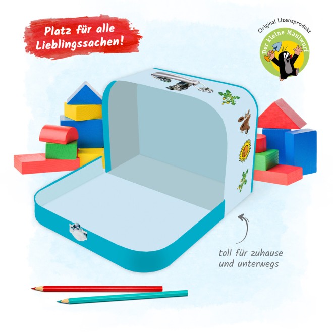 DER KLEINE MAULWURF Kinderkoffer groß Maulwurf