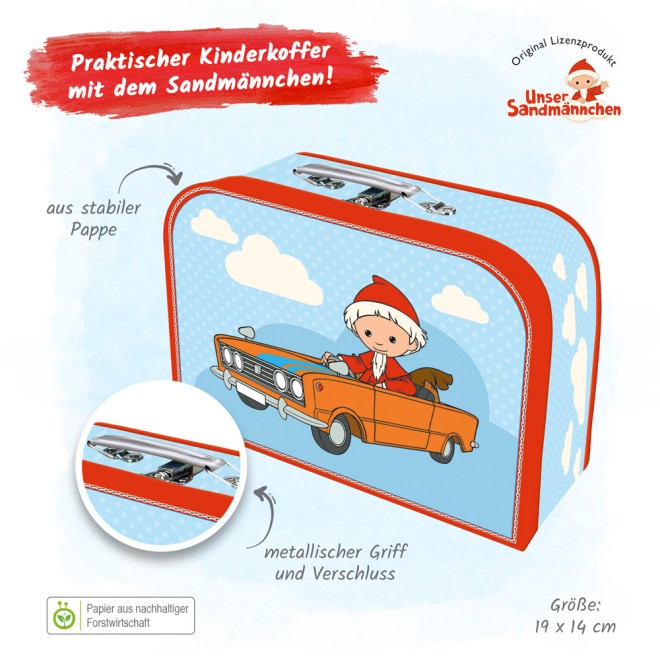 UNSER SANDMÄNNCHEN Kinderkoffer klein Sandmann