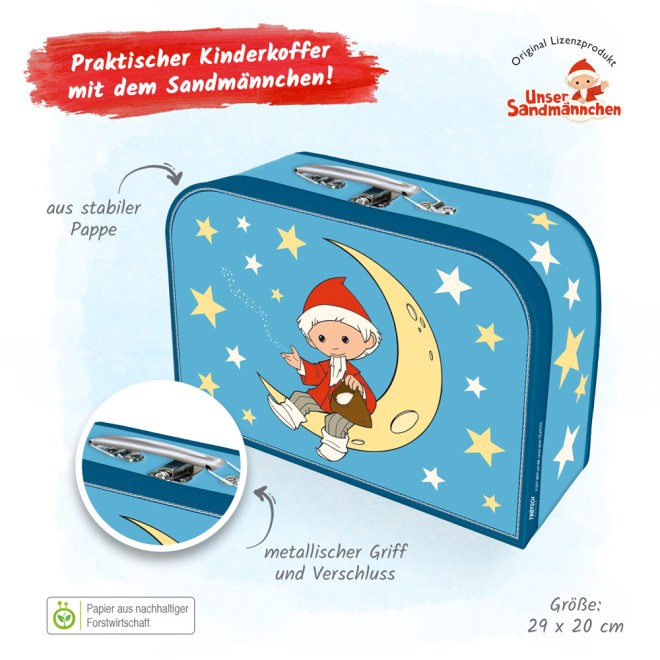 UNSER SANDMÄNNCHEN Kinderkoffer groß Sandmann