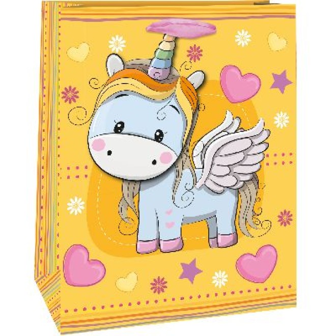 Geschenktasch Kinder Einhorn handmade groß