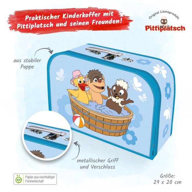 UNSER SANDMÄNNCHEN Kinderkoffer groß "Pitti Badewanne"