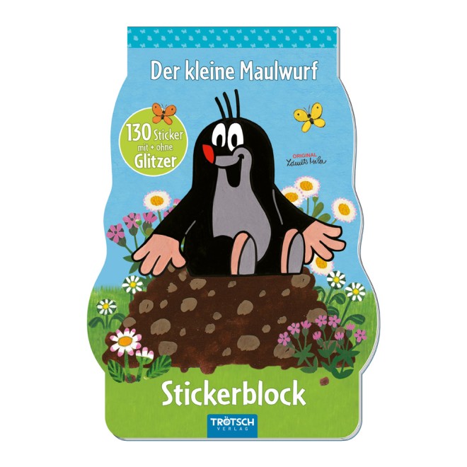 DER KLEINE MAULWURF Stickerblock