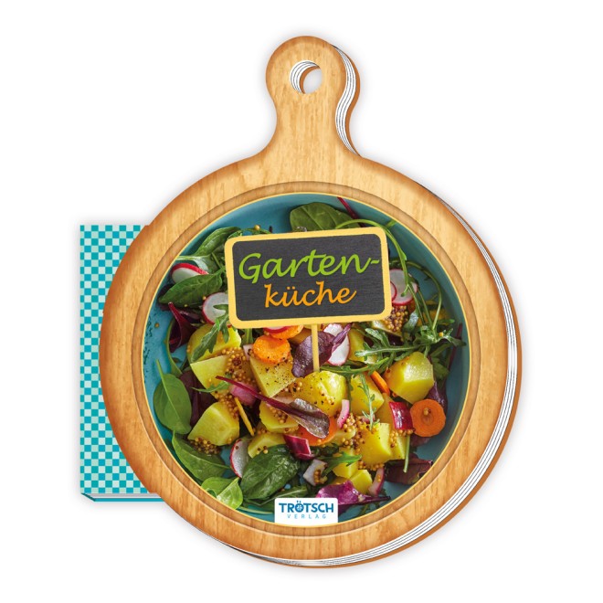 Rezeptbuch Brettchen "Gartenküche"