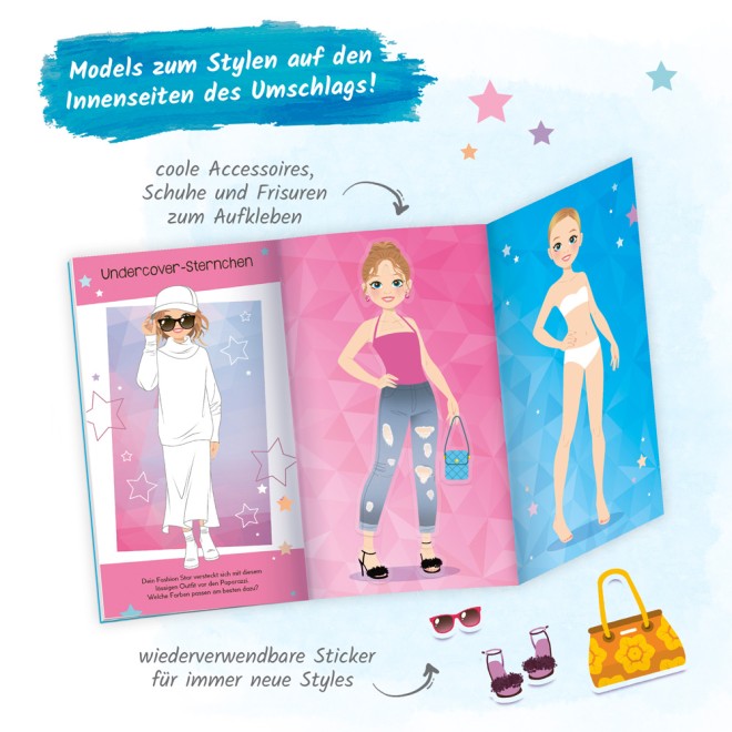 Stickermalbuch "Fashion Star - Filmstar"