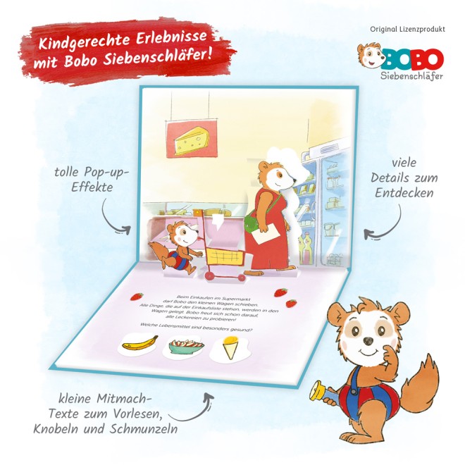 BOBO SIEBENSCHLÄFER Popup-Buch "Bobo"