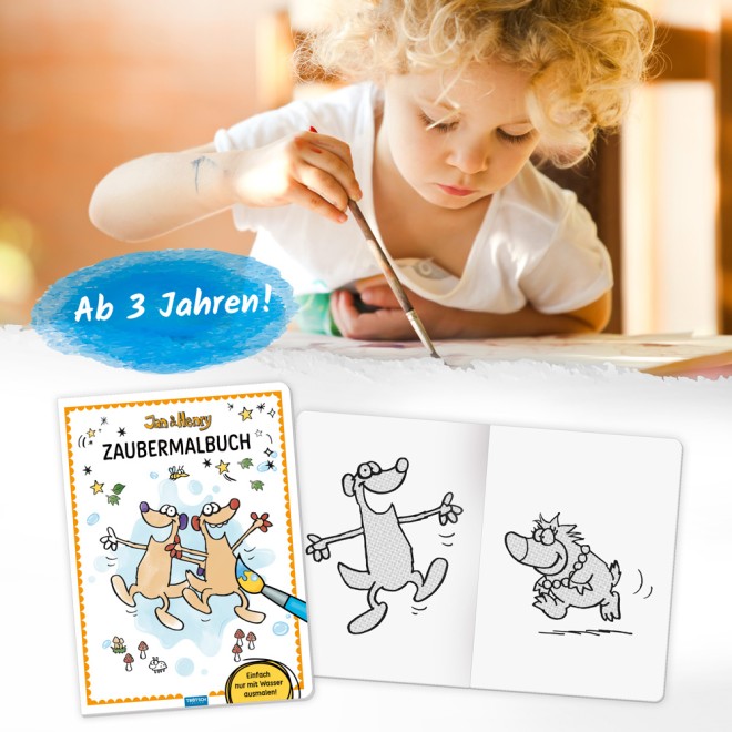 JAN & HENRY Zaubermalbuch