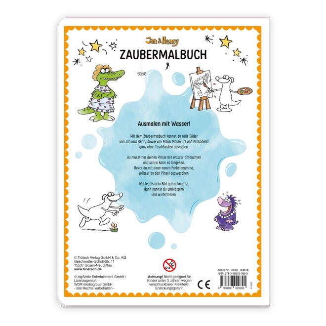 JAN & HENRY Zaubermalbuch
