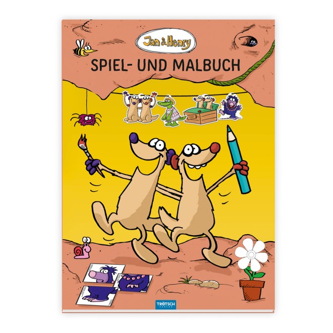 Jan & Henry Spiel-und Malbuch