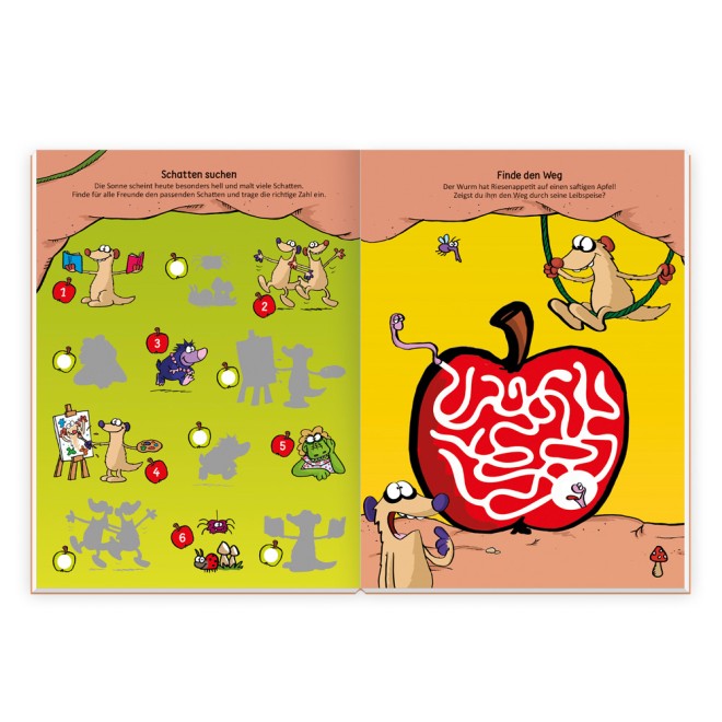 Jan & Henry Spiel-und Malbuch