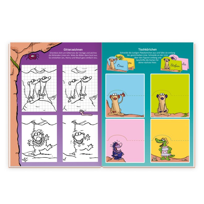 Jan & Henry Spiel-und Malbuch