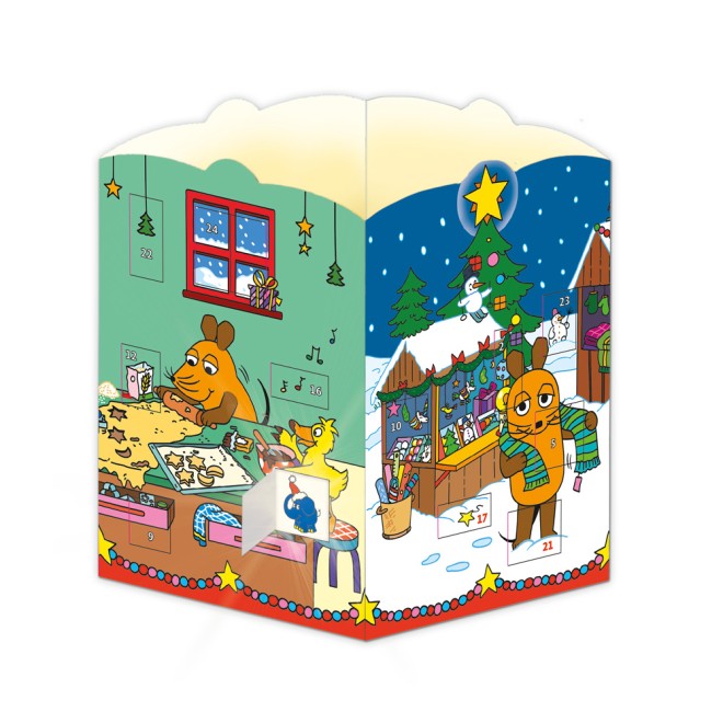 Die Maus Windlicht-Adventskalender