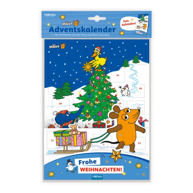 Die Maus Aufstell-Adventskalender