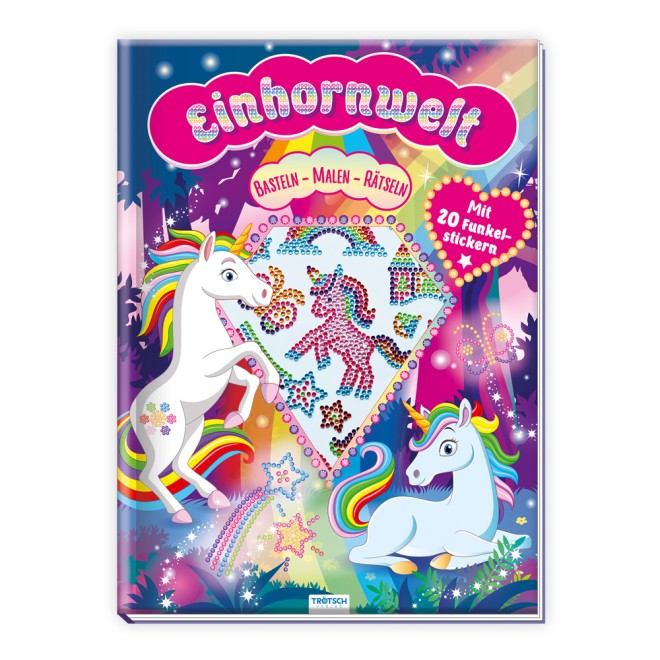 Mal- & Bastelbuch "Einhornwelt - basteln, malen, rätseln"