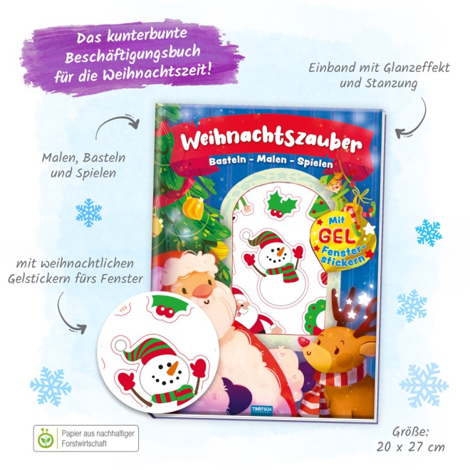 Weihnachtszauber - basteln, malen, spielen