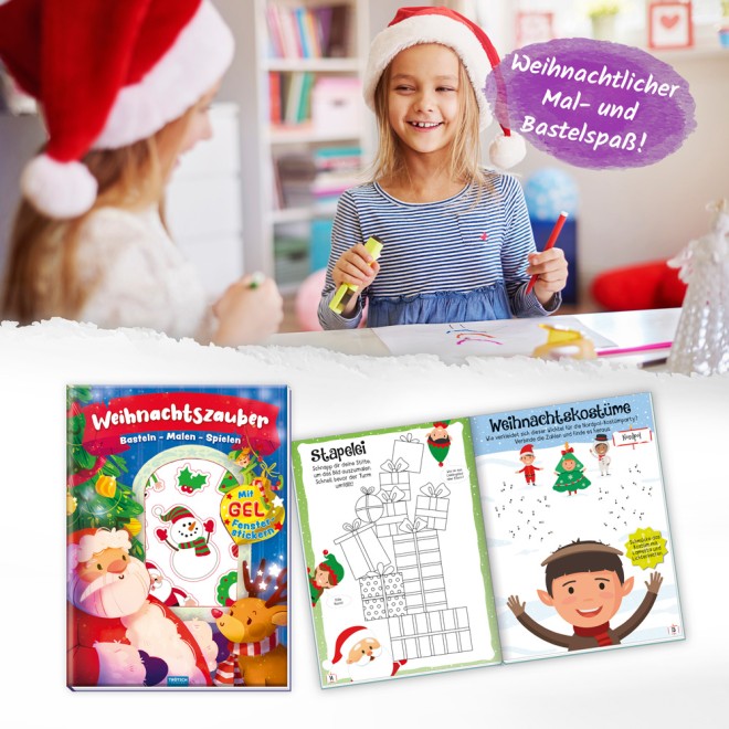 Weihnachtszauber - basteln, malen, spielen