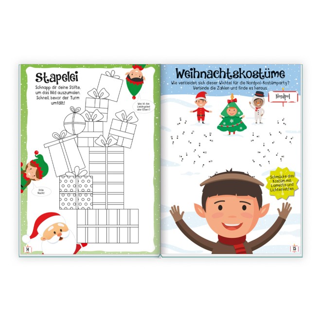 Weihnachtszauber - basteln, malen, spielen
