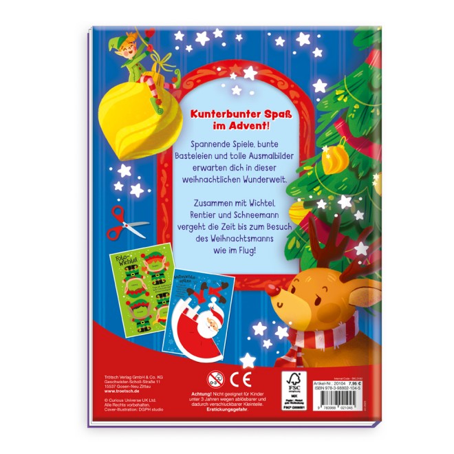Weihnachtszauber - basteln, malen, spielen