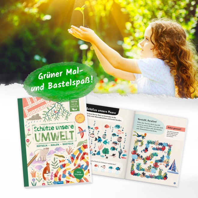 Beschäftigungsbuch "Schütze unsere Umwelt-Tiere"
