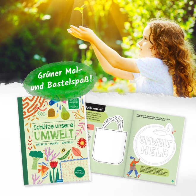 Beschäftigungsbuch "Schütze unsere Umwelt-Natur"