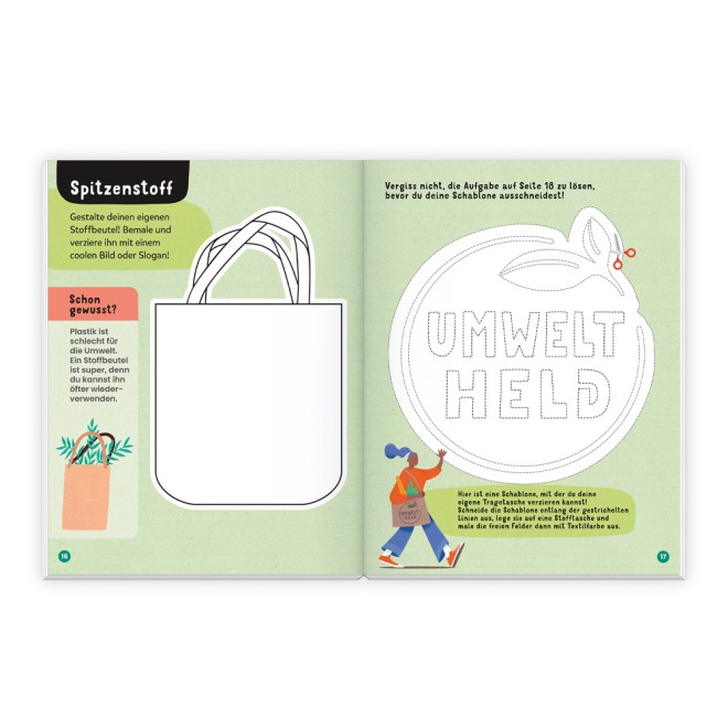Beschäftigungsbuch "Schütze unsere Umwelt-Natur"