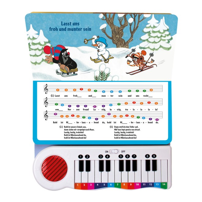 Meine 1. Lieder Maulwurf Winter Klavierbuch