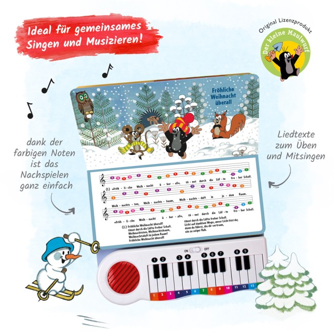 Meine 1. Lieder Maulwurf Winter Klavierbuch