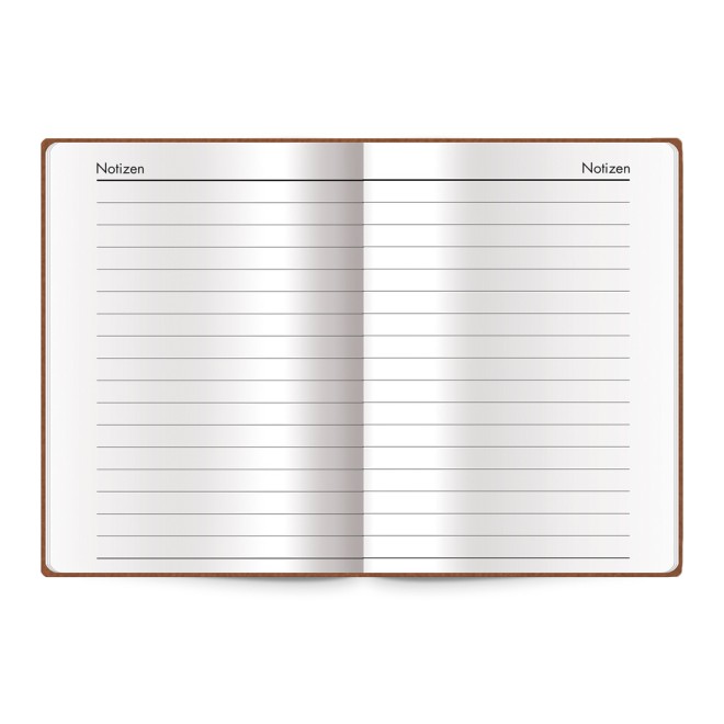 Adressbuch Soft braun mini