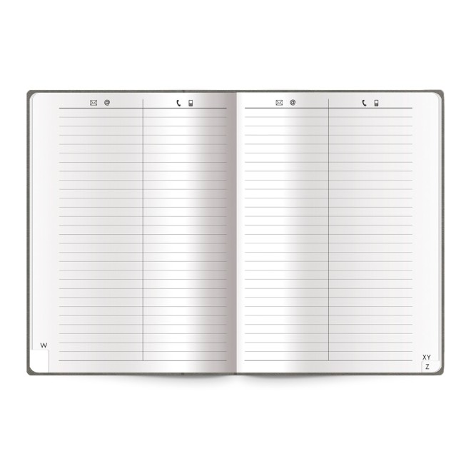 Adressbuch A 5 Soft anthrazit