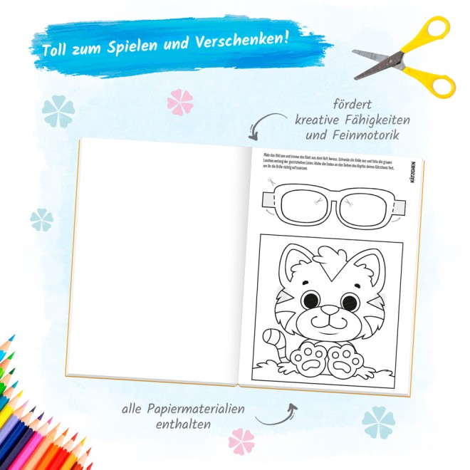 Bunte Mal- und Basteltiere "Heimische Tierwelt"