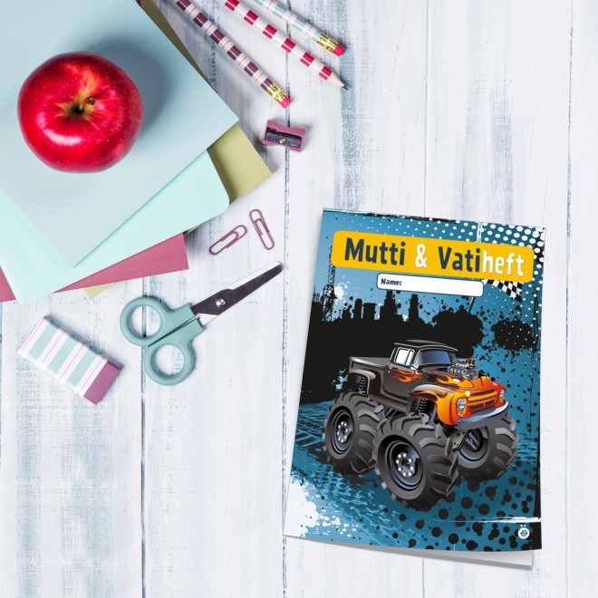 Mutti- & Vatiheft Monstertruck