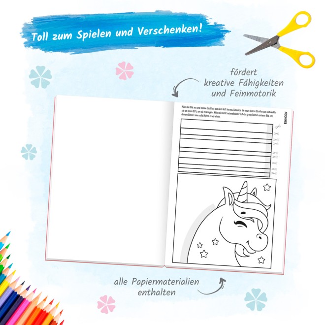 Bunte Mal- und Basteltiere "Lustige Tierwelt"