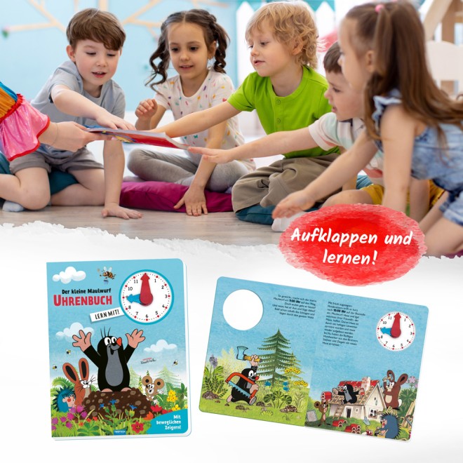 DER KLEINE MAULWURF Uhrenbuch