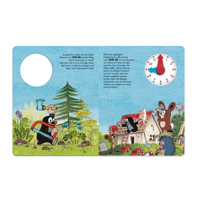 DER KLEINE MAULWURF Uhrenbuch