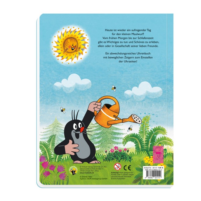 DER KLEINE MAULWURF Uhrenbuch