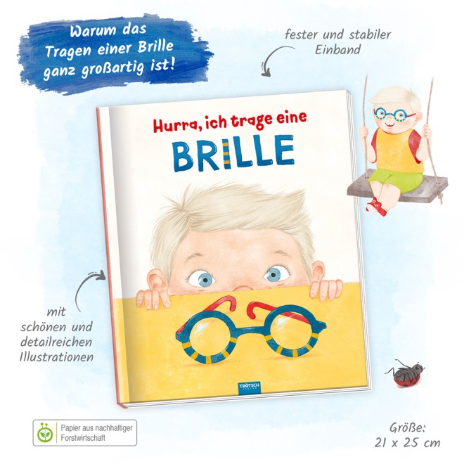 Hurra, ich trage eine Brille