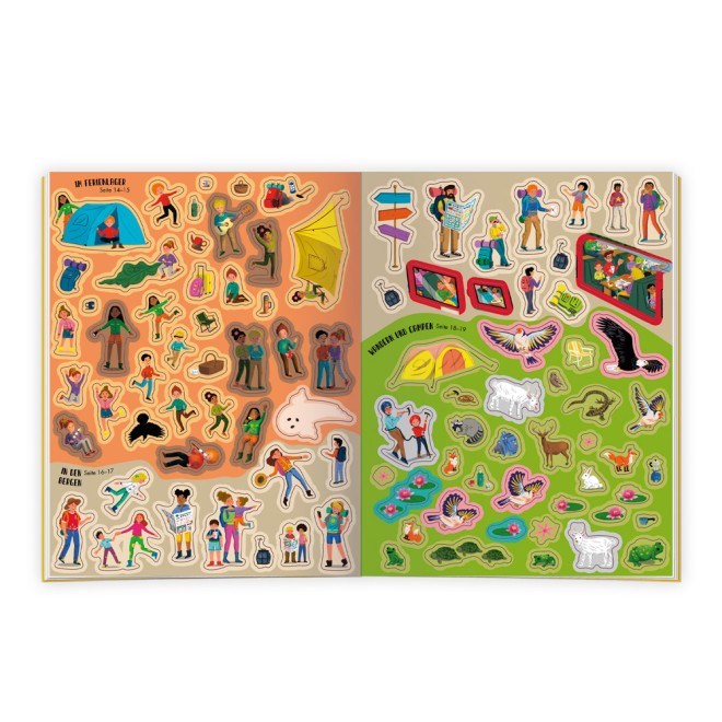 Mein großes Stickerbuch "Ferien"
