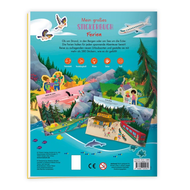 Mein großes Stickerbuch "Ferien"