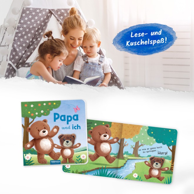 Fingerpuppenbuch "Papa und ich"