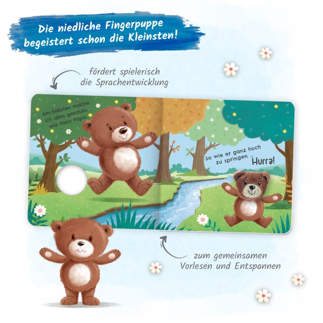 Fingerpuppenbuch "Papa und ich"