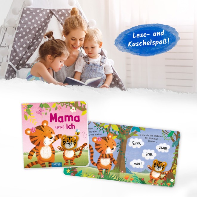 Fingerpuppenbuch "Mama und ich"