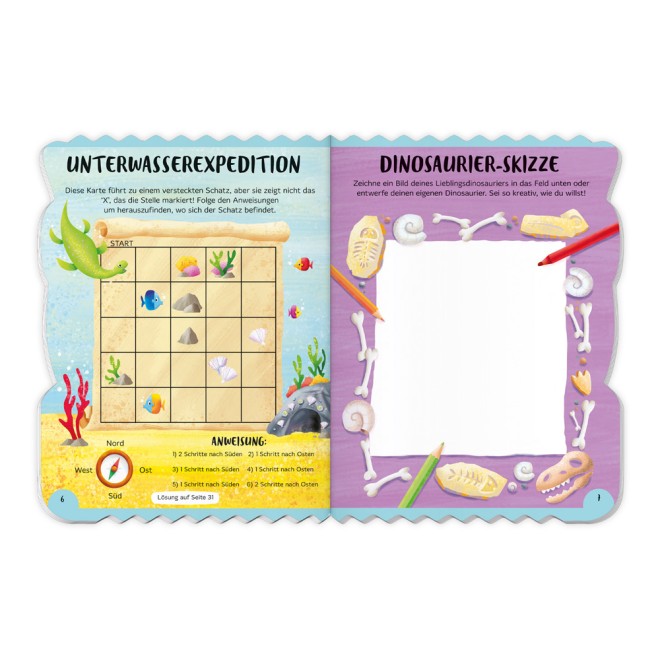 Beschäftigungsbuch "Dinosaurier"
